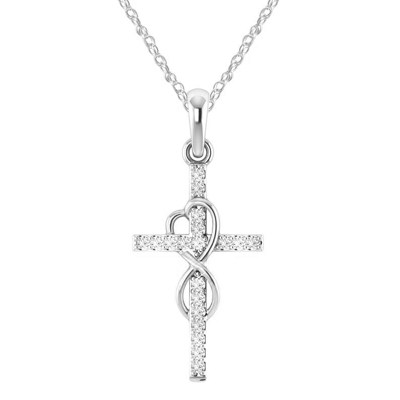 Blessed Infinity Crucifix Necklace