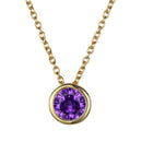 Lyra Birthstone Necklace