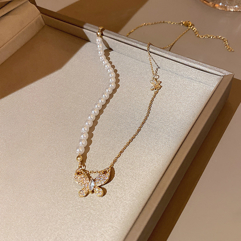 The Flutterby Pearl Necklace
