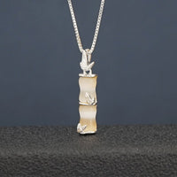 Luxe Bamboo Chain Pendant